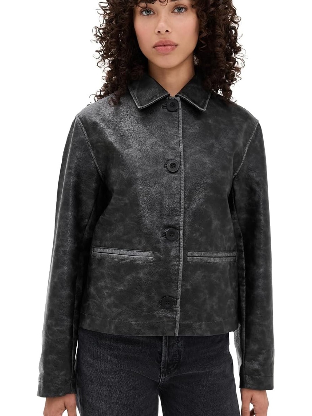 NWT Free People Women’s Hera Vegan Leather Jacket